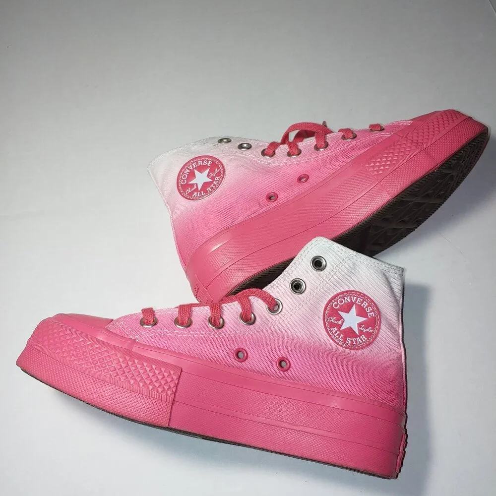 Converse Chuck Taylor All Star Platform Gradient Pink Women’s High Top Sz 5